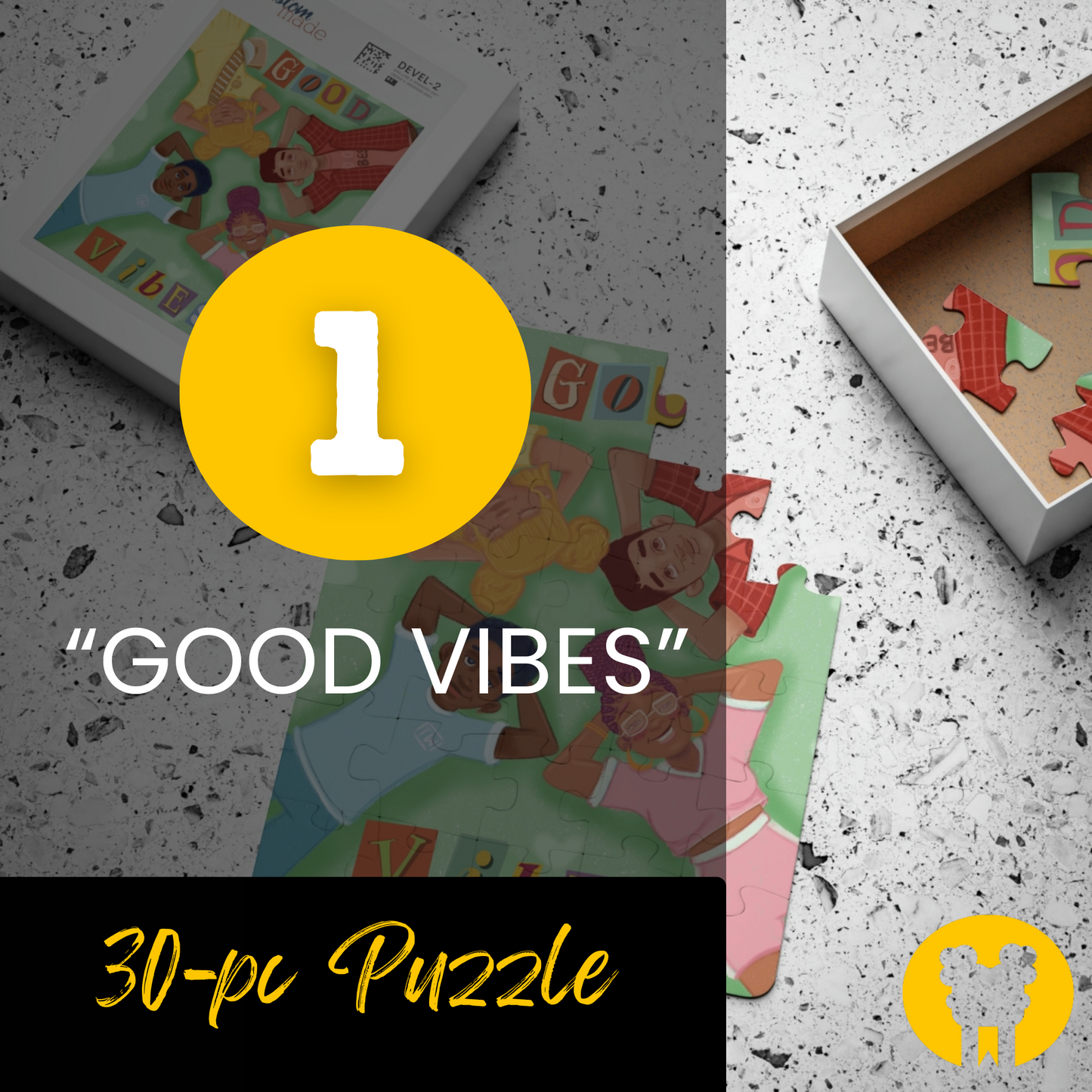 'Good Vibes' Kids Puzzle